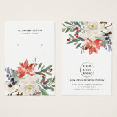 Weihnachtsschmuck-Ohrring-Anzeigetafel (Vorne & Hinten)