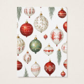 Weihnachtsschmuck Ohrring Display Card (Rückseite)