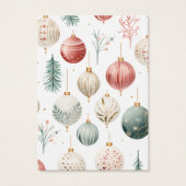 Weihnachtsschmuck Ohrring Display Card (Rückseite)