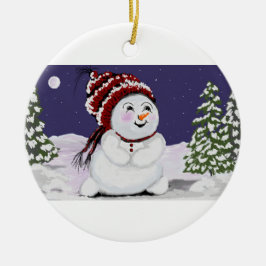 Weihnachtsschmuck Original Digital Snowman Design