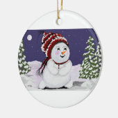 Weihnachtsschmuck Original Digital Snowman Design (Links)