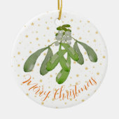 Weihnachtsschmuck Original Wasserfarbe Mistletoe (Vorne)