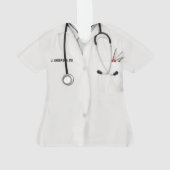 Weihnachtsschmuck Ornament (Rückseite)