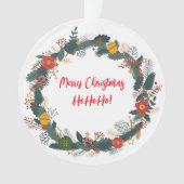 Weihnachtsschmuck Ornament (Vorderseite)