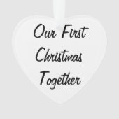 Weihnachtsschmuck Ornament (Vorderseite)