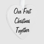 Weihnachtsschmuck Ornament (Vorderseite)