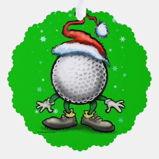 Weihnachtsschmuck Ornament Karte (Rückseite)