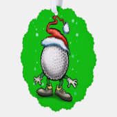 Weihnachtsschmuck Ornament Karte (Links)