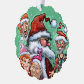 Weihnachtsschmuck Ornament Karte (Links)