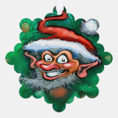 Weihnachtsschmuck Ornament Karte (Rückseite)