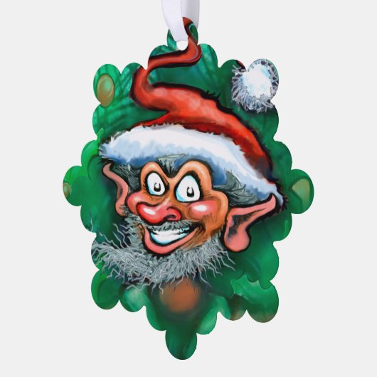 Weihnachtsschmuck Ornament Karte (Linke Ecke)