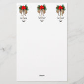 Weihnachtsschmuck Papier (Rückseite)