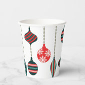 Weihnachtsschmuck Pappbecher (Vorderseite)