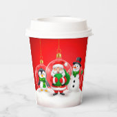 Weihnachtsschmuck Pappbecher (Rückseite)