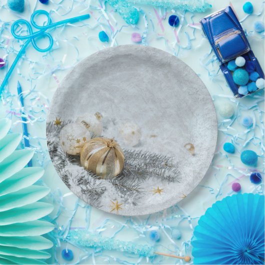 Weihnachtsschmuck Pappteller (Party)