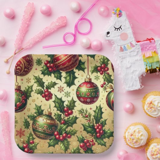 Weihnachtsschmuck Pappteller (Party)