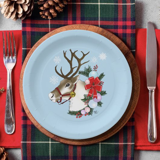 Weihnachtsschmuck Pappteller