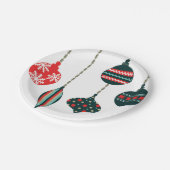 Weihnachtsschmuck Pappteller (Schrägansicht)