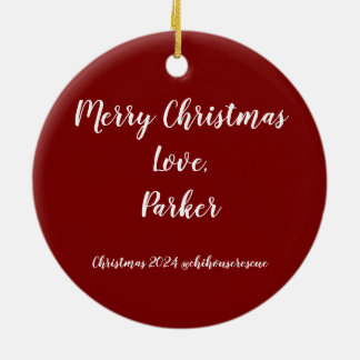 Weihnachtsschmuck Parker 2024