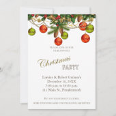 Weihnachtsschmuck-Party Einladung (Vorderseite)