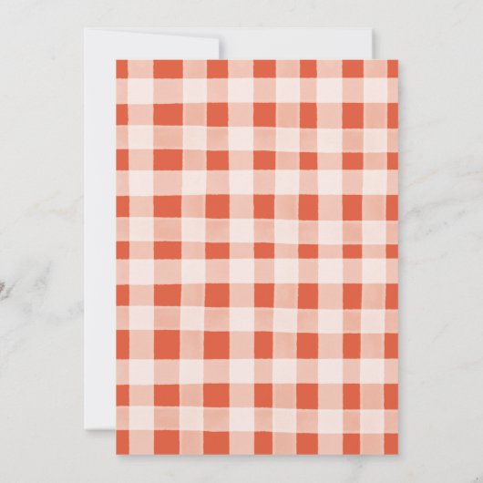 Weihnachtsschmuck Party Einladung (Rückseite)