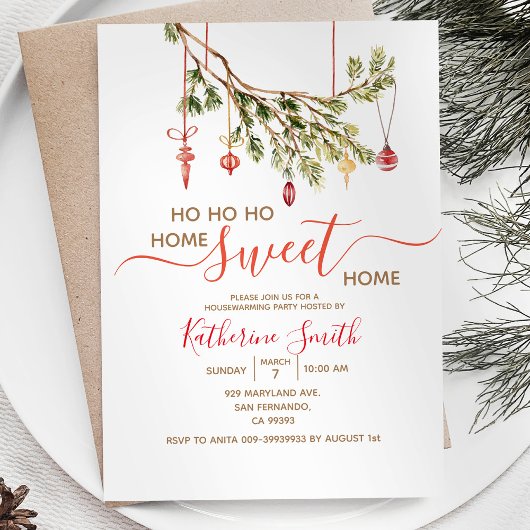 Weihnachtsschmuck Party Einladung