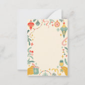 Weihnachtsschmuck Party Einladung (Vorderseite)