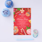 Weihnachtsschmuck-Party Einladung Flyer (Einzeln)