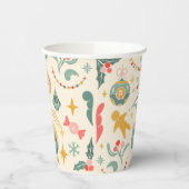 Weihnachtsschmuck Party Einladung Pappbecher (Links)