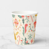 Weihnachtsschmuck Party Einladung Pappbecher (Rechts)