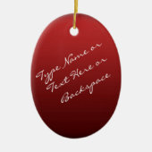 Weihnachtsschmuck personalisieren Dekoration (Vorne)