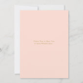 Weihnachtsschmuck Personalisiert Einladung (Rückseite)