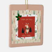 Weihnachtsschmuck Personalisiert Gemütliche Wünsch (Rechts)