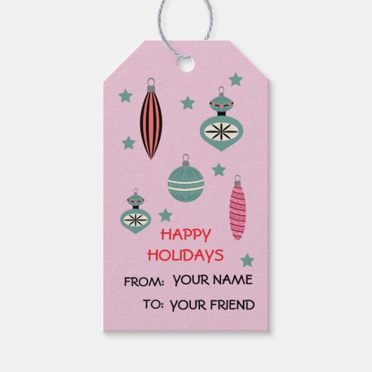 Weihnachtsschmuck Personalisiert Geschenkanhänger (Vorderseite)