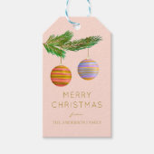 Weihnachtsschmuck Personalisiert Geschenkanhänger (Vorderseite)