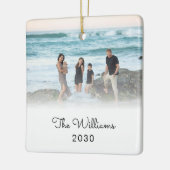 Weihnachtsschmuck Personalisiert mit Foto (Links)