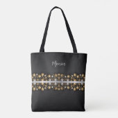 Weihnachtsschmuck Personalisiert Monogram-Geschenk Tasche (Rückseite)