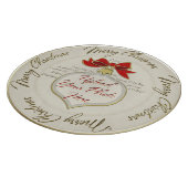 Weihnachtsschmuck (Personalisiertes Foto Plate) Schneidebrett (Ecke)