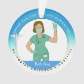 Weihnachtsschmuck, Pflege Ornament (Vorderseite)