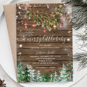 Weihnachtsschmuck Pine Trees Holiday Party Einladung
