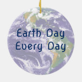 Weihnachtsschmuck Planet Erde (Hinten)