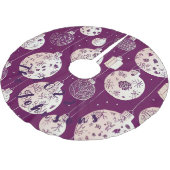 Weihnachtsschmuck Polster Tree Rock gebürstet Polyester Weihnachtsbaumdecke (Schrägansicht)