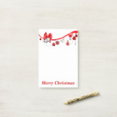 Weihnachtsschmuck Post-it Klebezettel (Auf Schreibtisch)