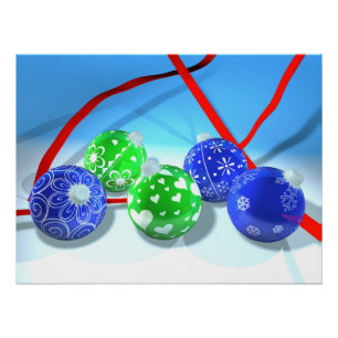 Weihnachtsschmuck Poster