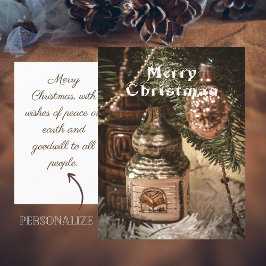 Weihnachtsschmuck Postkarte