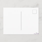 Weihnachtsschmuck Postkarte (Rückseite)