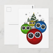 Weihnachtsschmuck Postkarte (Vorne/Hinten)