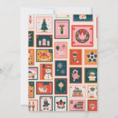 Weihnachtsschmuck Postkarte Babydusche (Rückseite)