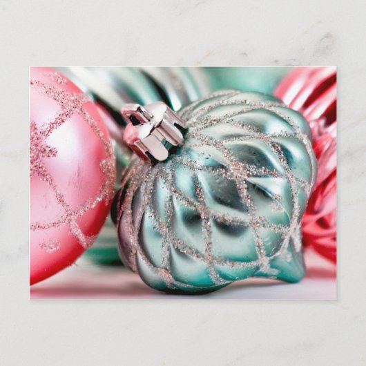 Weihnachtsschmuck Postkarten (Vorderseite)