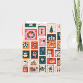 Weihnachtsschmuck-Postkarten Feiertagskarte (Rückseite)